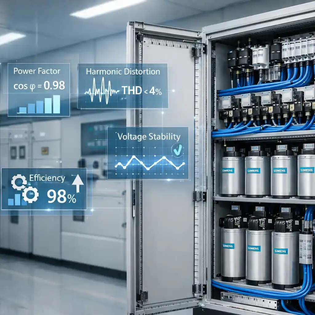 کاربردهای خازن‌های زیمنس در بهبود کیفیت توان صنعتی
